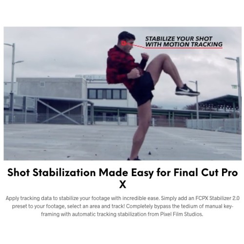 FCPX Stabilizer 2.0 + Tutorial🔥 Pixel Film Studios🔥 Final Cut Pro X FCPX plugin/effects/Templates/plug in