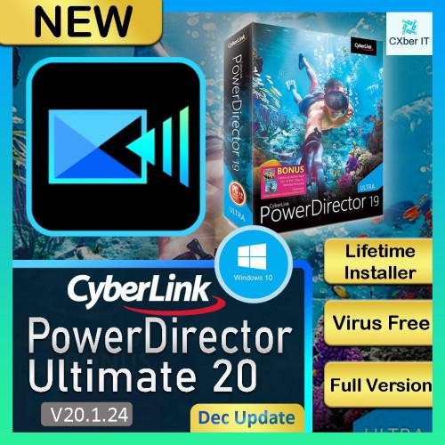 🔥Power Director Premium / Cyberlink Ultimate 20 (Latest 2022) | No Watermark | Lifetime Full Premium |-- [ Android/PC ]