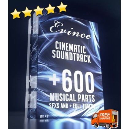 [⭐️⭐️⭐️⭐️⭐️] Duende Sounds Evince (+600) Music & Sound Effect Pack Library For video edit,Royalty free, no copyright