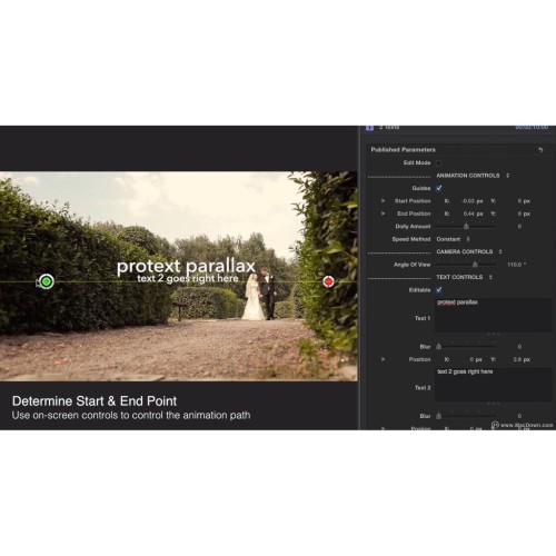 [⭐️⭐️⭐️⭐️⭐️] ProText Parallax🔥 Final Cut Pro X FCPX M1 plugin/effects/titles/title/plug in/Templates/Pixel Film Studios🔥