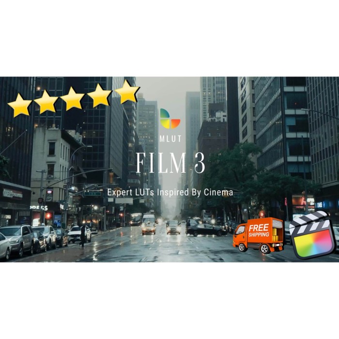 [⭐️⭐️⭐️⭐️⭐️] mLUT Film 3 🔥 50 Expert LUTs Inspired by Cinema🔥 FCPX/filmora/Premiere pro/plugin/effect/lut/luts/movie