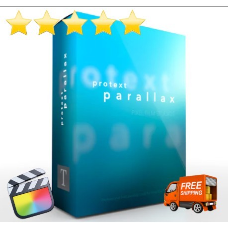 [⭐️⭐️⭐️⭐️⭐️] ProText Parallax🔥 Final Cut Pro X FCPX M1 plugin/effects/titles/title/plug in/Templates/Pixel Film Studios🔥