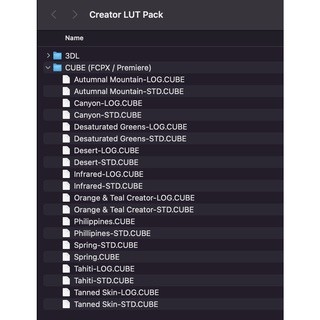 分享:  0 [⭐️⭐️⭐️⭐️⭐️] Creator LUT Pack 🔥 FCPX/filmora/Premiere pro/Davinci /plugin/effect/lut/luts/movie