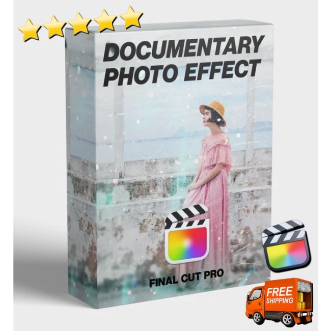 [⭐️⭐️⭐️⭐️⭐️] Documentary Photo Effect 🔥 Final Cut Pro X FCPX FCP M1 plugin/effects/plug in/Template