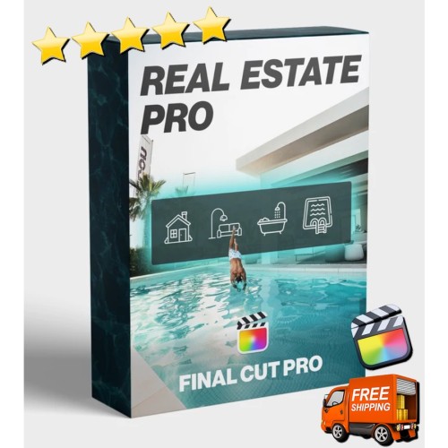 [⭐️⭐️⭐️⭐️⭐️] Real Estate Pro 🔥 Final Cut Pro X FCPX FCP M1 Plugin/effects/promo/house/property/Plug in/Templates