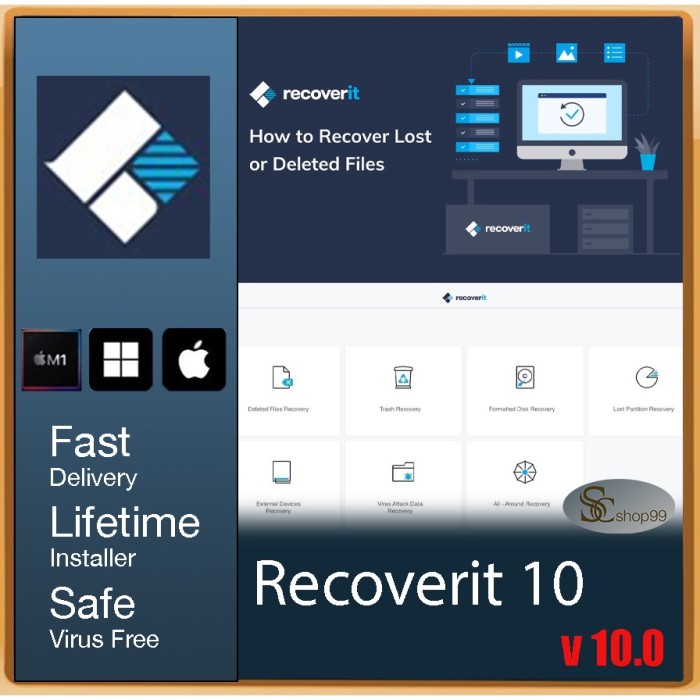 Recoverit 10 For Windows/MacOS/M1 (Latest Mar 2022)