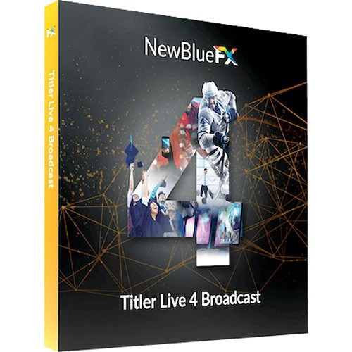 NewBlueFX Titler Live 4 Complete - Full Version (Professional On-Air Video Graphics Software)