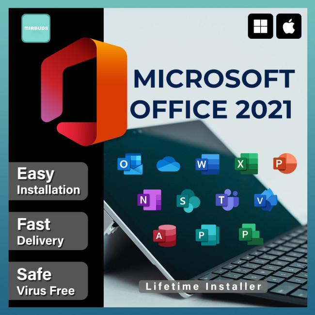 Microsoft Office 2021 [Lifetime Full Version] l Windows & MacOS