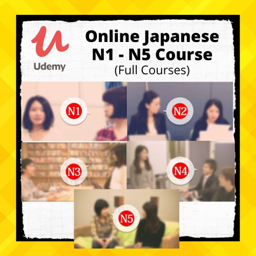 [Bundle Course] Udemy - 2021 Online Japanese N1 to N5 Course + Free Course [TitanHub]
