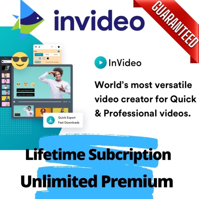 ☀️InVideo Invideo.io 🔰[LIFETIME PRIVATE Account] [🔰Unlimited Premium] Video Creator & Editor