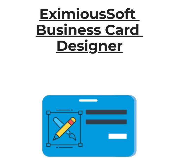 EximiousSoft Business Card Designer v3.73