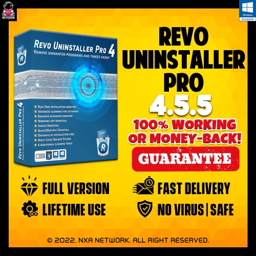 Revo Uninstaller Pro 4.5.5 + GUIDE | ✅JUL 2022 | Full Version | Lifetime | Premium | No Virus |