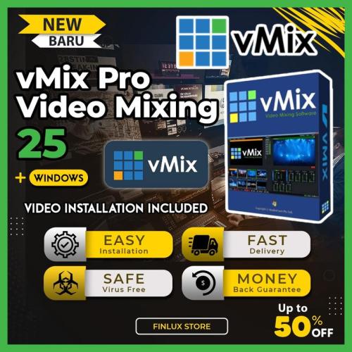 [VIDEO] vMix Pro 2022 v25 Latest Lifetime For Windows (64-bit)