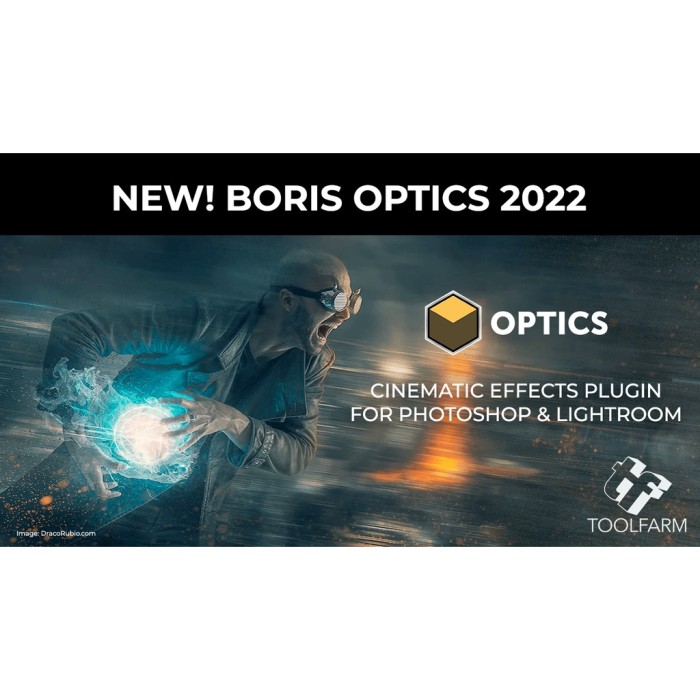 Boris FX Optics 2022 with Installation Video Tutorial (Plugin for Adobe Photoshop & Lightroom)
