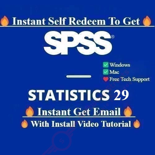 【𝗟𝗜𝗙𝗘𝗧𝗜𝗠𝗘 】Latest IBM SPSS Statistics v29 for Windows & Mac | SPSS 28 , 27 , 26