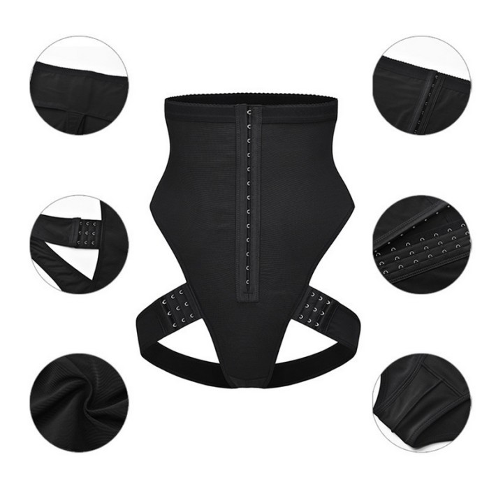 Stretchy Abdominal Control Panties Booty Lift Plus Size Breathable