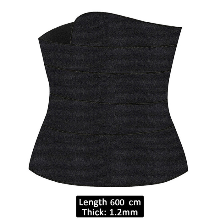 Women Long Torso Sweat Waist Trainer Belt Short Torso Tummy Wraps Abdominal Trimmer
