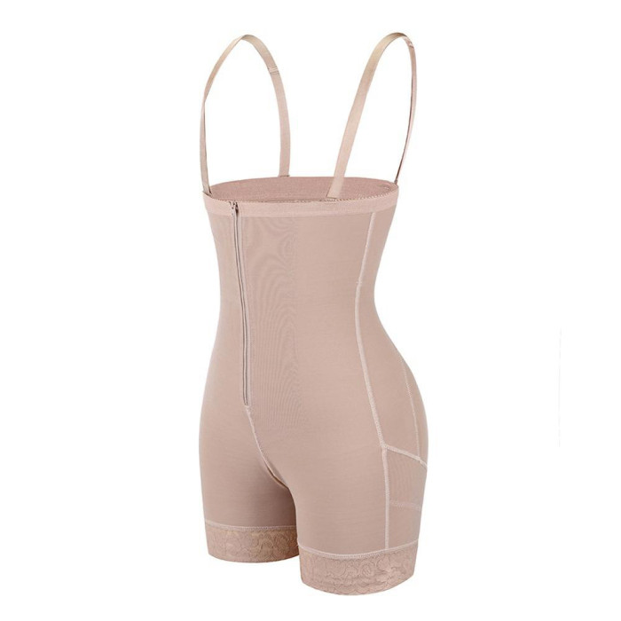 Postpartum Recovery Full Body Shaper Underbust Waist Trainer Adjust Straps Underwear