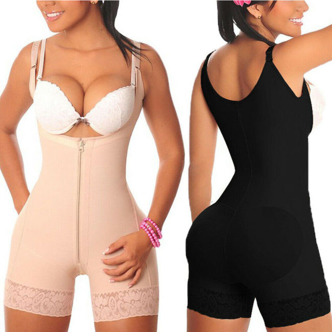 Fajas Plus Size Bodysuit Corset Shapewear Thigh Trimmer Weight Loss