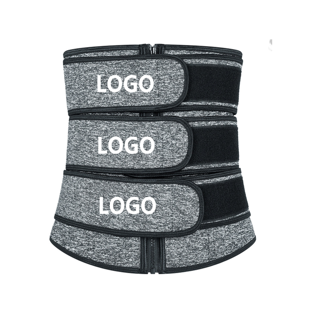Wholesale Custom Logo 3 Belt Neoprene Tummy Trimmer Latex Waist Trainer Shapers