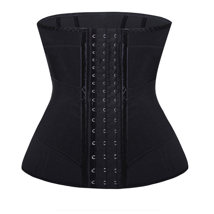 Wholesale Custom Women Long Torso Leopard Waist Trainer Double Compression