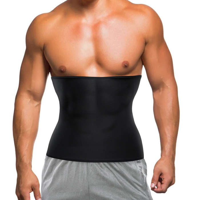 Custom Logo Fitness Slimming Fat Burning Belly Belt Weight Loss Sauna Sweat for Men