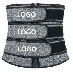 Wholesale Custom Logo 3 Belt Neoprene Tummy Trimmer Latex Waist Trainer Shapers