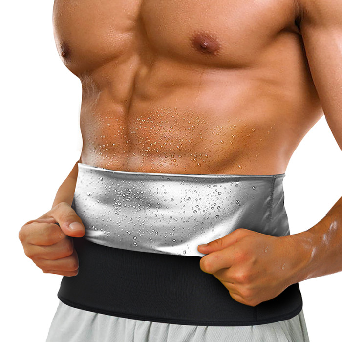 Custom Logo Fitness Slimming Fat Burning Belly Belt Weight Loss Sauna Sweat for Men