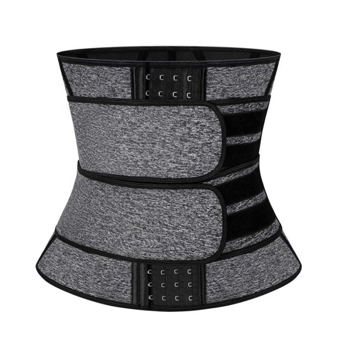 Wholesale Neoprene Waist Trainer Double Belt Tummy Trimmer Workout For Weight Loss