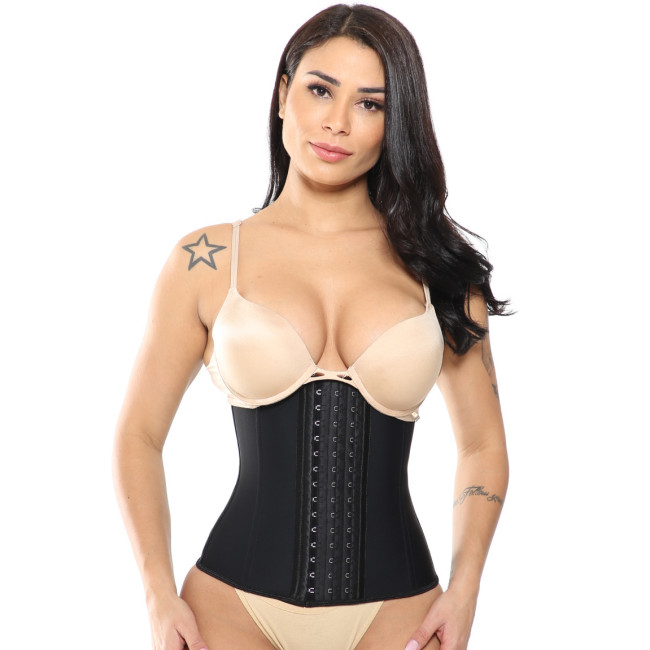 Hourglass Natural Rubber Waist Trimmer for Lower Belly Fat 9 Steel Bones