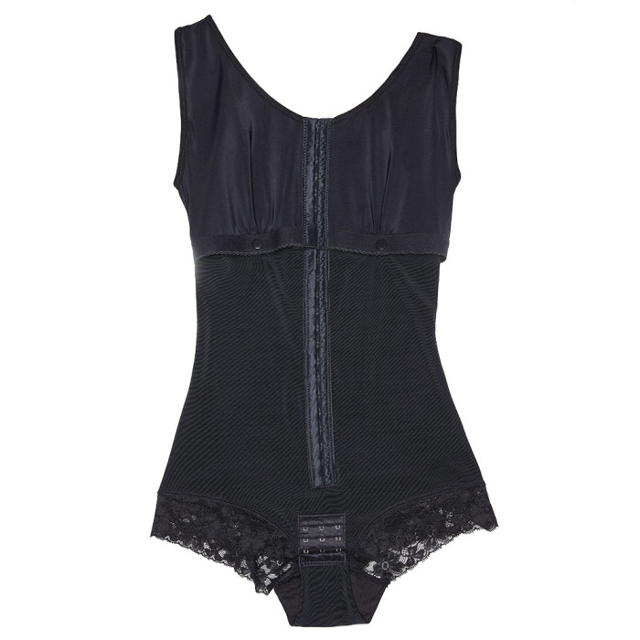 Plus Size Push Up Postpartum Shapewear Bodysuit Hip Lift Open Crotch