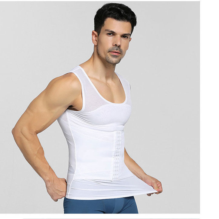 Men's Slimming Vest Invisible Adjustable Tummy Shaper for Weight Loss