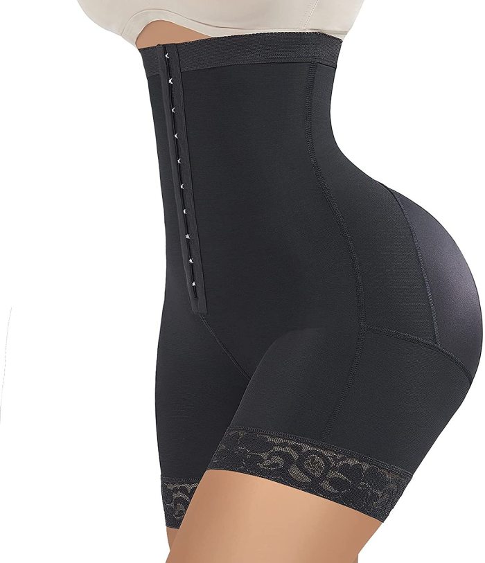 High Waisted Faja Butt Lifter Shorts Tummy Control Anti-Slip Silicon