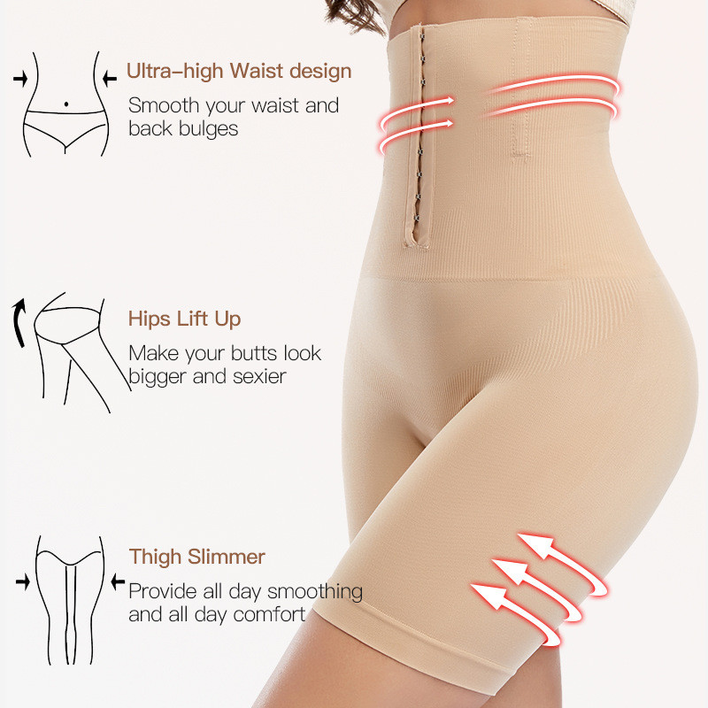 Adjustment Seamless High Waist Shaping Shorts Hip Lifter Thigh Slimmer