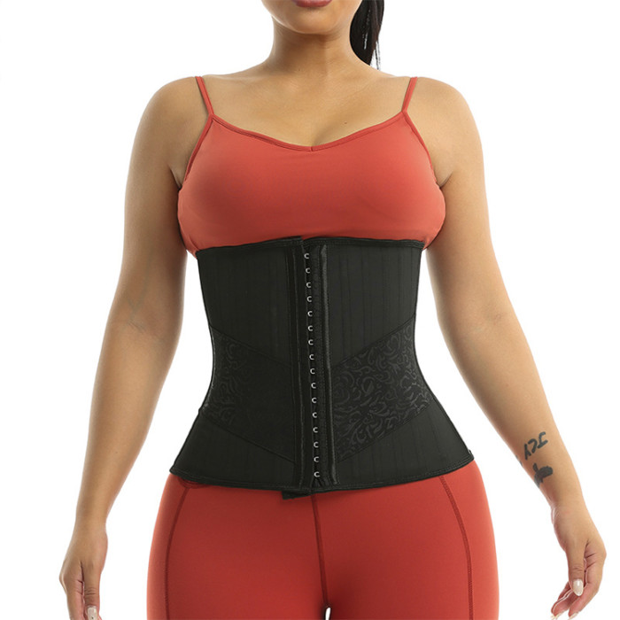 Custom 25 Steel Bones Corset Women Latex Waist Trainer High Compression Shaper