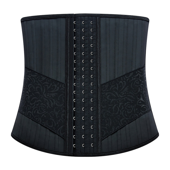 Custom 25 Steel Bones Corset Women Latex Waist Trainer High Compression Shaper
