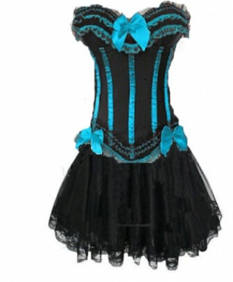 Women's Vintage Steampunk Corset Dress Victorian Retro Gothic Corset Burlesque Lace Corset and Bustiers Costume