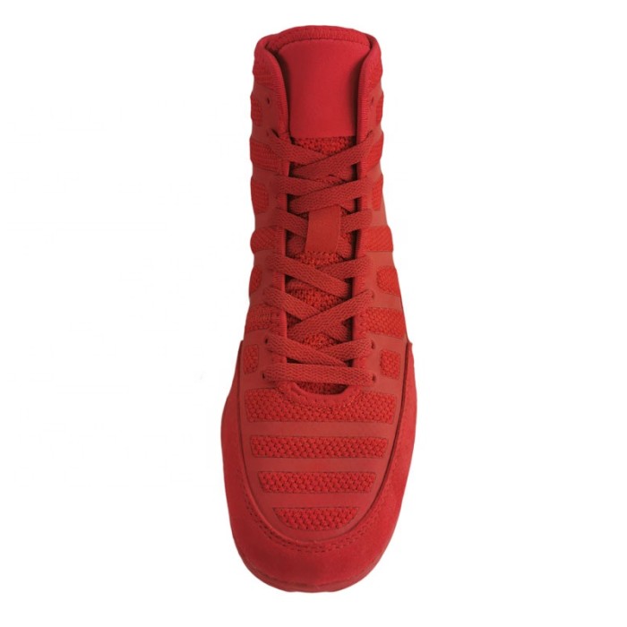 Unisex Red Wrestling Boxing Shoes