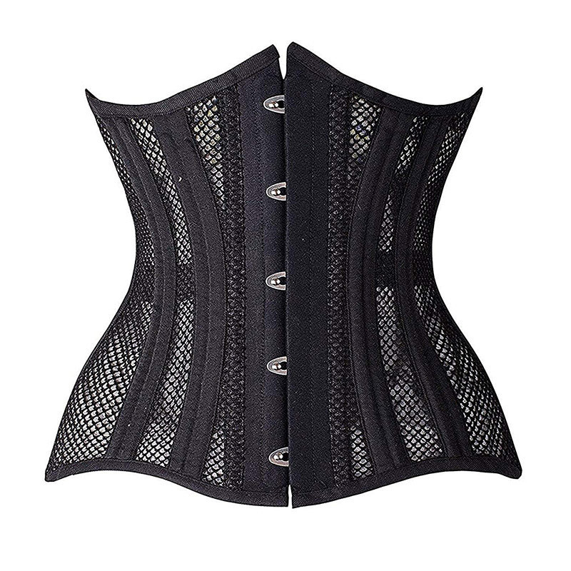 Breathable Mesh Slimming Shapewear For Women Belly Shaping Corsets Waist Trainer Corset Crop Tops
