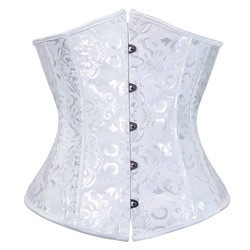 Plus Size Corset V Neck Tanks Bandage Short Crop Top Vest for Women Sexy Bondage Lace Up Bustier Corset