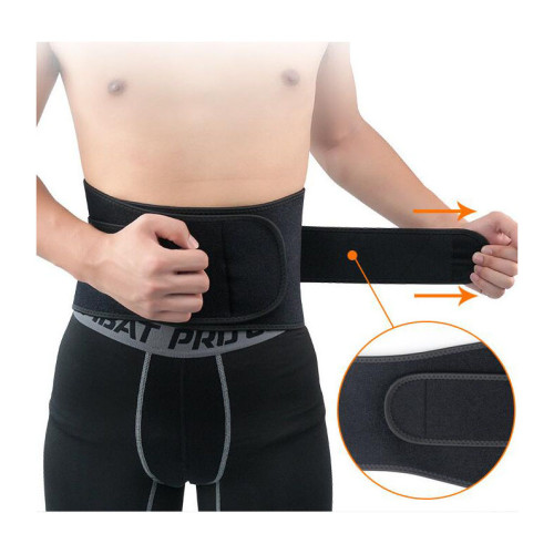 Adjustable back brace lumbar supports back pain belt  slimming waist trainer with steel heavy lifting support belt