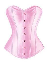 Women Corset Sexy Slim Burlesque Satin Body Shaper Strapless Overbust Plus Size Corset and Bustier