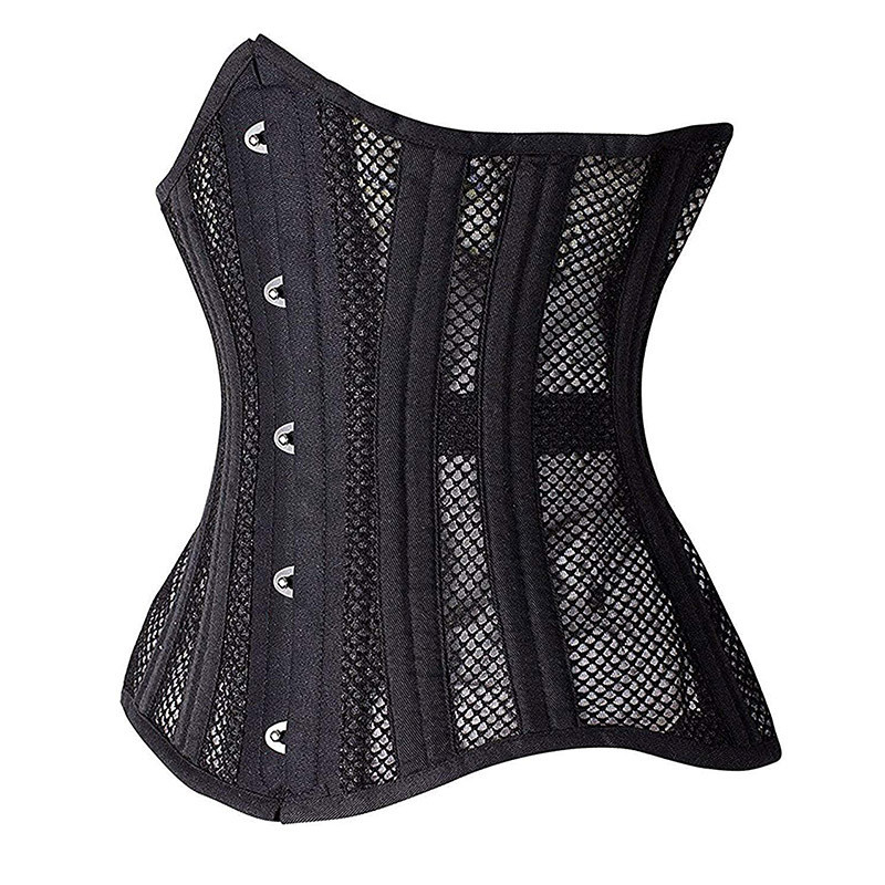 Breathable Mesh Slimming Shapewear For Women Belly Shaping Corsets Waist Trainer Corset Crop Tops