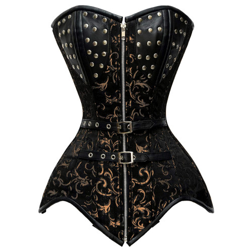 Latex Women Corselet Bustier Steel Boned Overbust Shaperwear Lace Bandage Corset Top Women