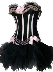 Women's Vintage Steampunk Corset Dress Victorian Retro Gothic Corset Burlesque Lace Corset and Bustiers Costume