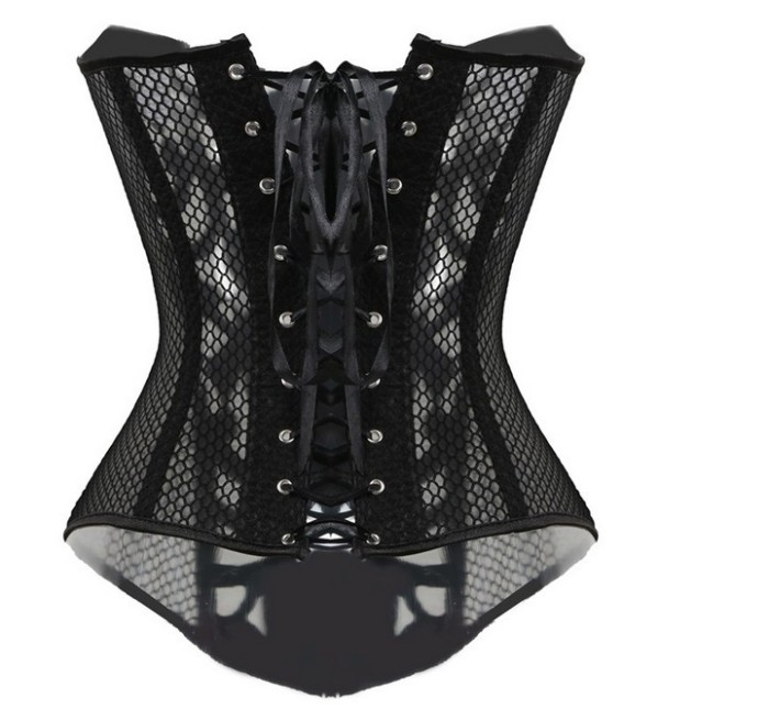 Fashion Sexy Bra Lace black Corset waist trainer for women plus size