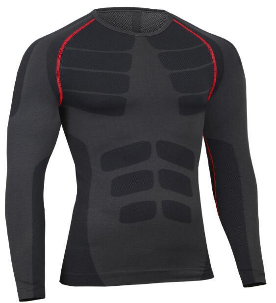 Hot Sale High Quality Slimming Men T Shirt Bodysuit Compression Tank Top Underwear Long Sleeve Body Shaper Corset
