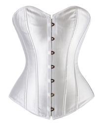 Women Corset Sexy Slim Burlesque Satin Body Shaper Strapless Overbust Plus Size Corset and Bustier