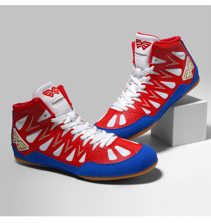 High-Top Custom Boxing Shoes Sneakers Professional Wrestling Shoes Fitness Training Weight lifting Shoes Men And Women