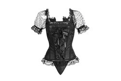 short-sleeved court dress shapecoat corset retro court dress